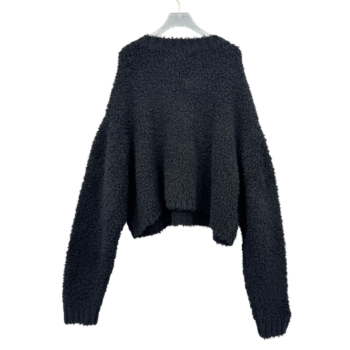 Shoreditch Ski Club Nwt Rocky Cropped Crew Neck Wool Blend Relaxed Fuzzy Sweater — image 8 of 8